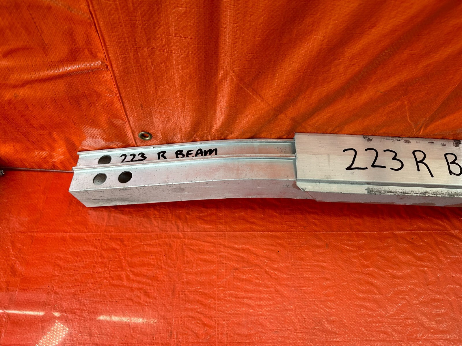 07 11 HONDA CIVIC   2D COUPE   REAR CRASH BEAM REINFORCEMENT RE BAR   OEM OE 2234