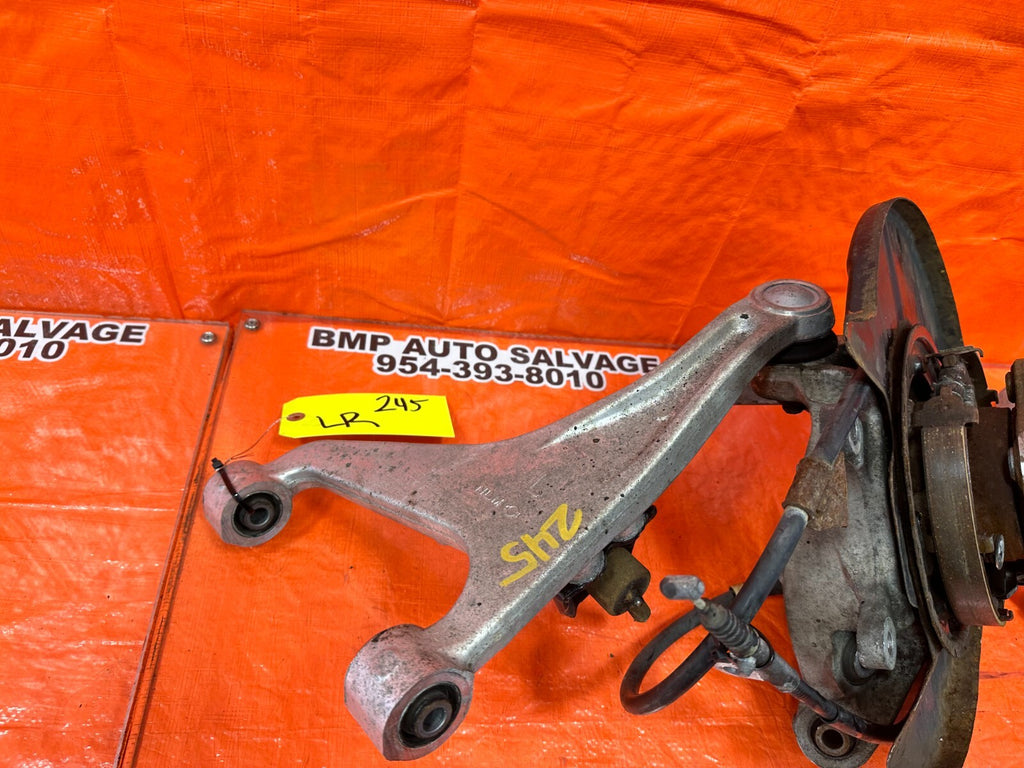 08 15 INFINITI G37 & Q60   DRIVER LEFT REAR SPINDLE KNUCKLE W/ CONTROL ARMS #2456