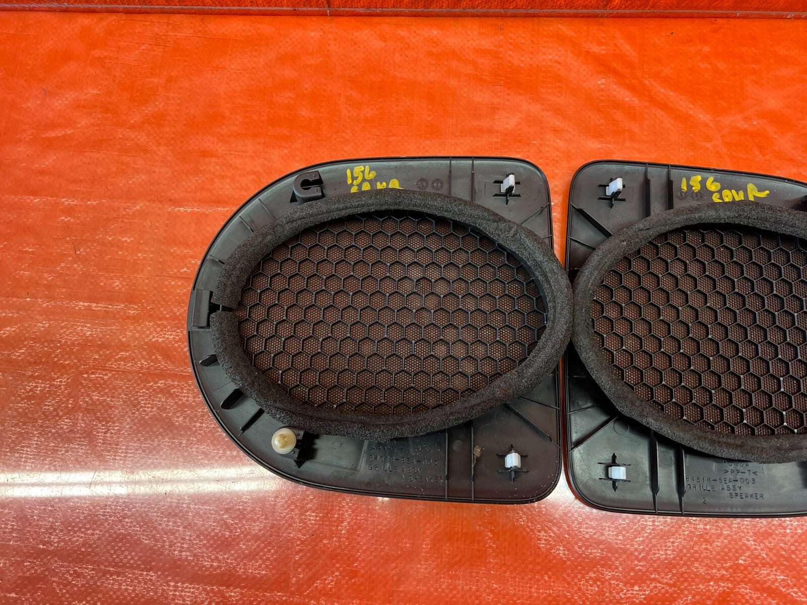 04 08 ACURA TSX   REAR SPEAKER COVER TRIM PLASTIC LEFT & RIGHT   OEM #1569