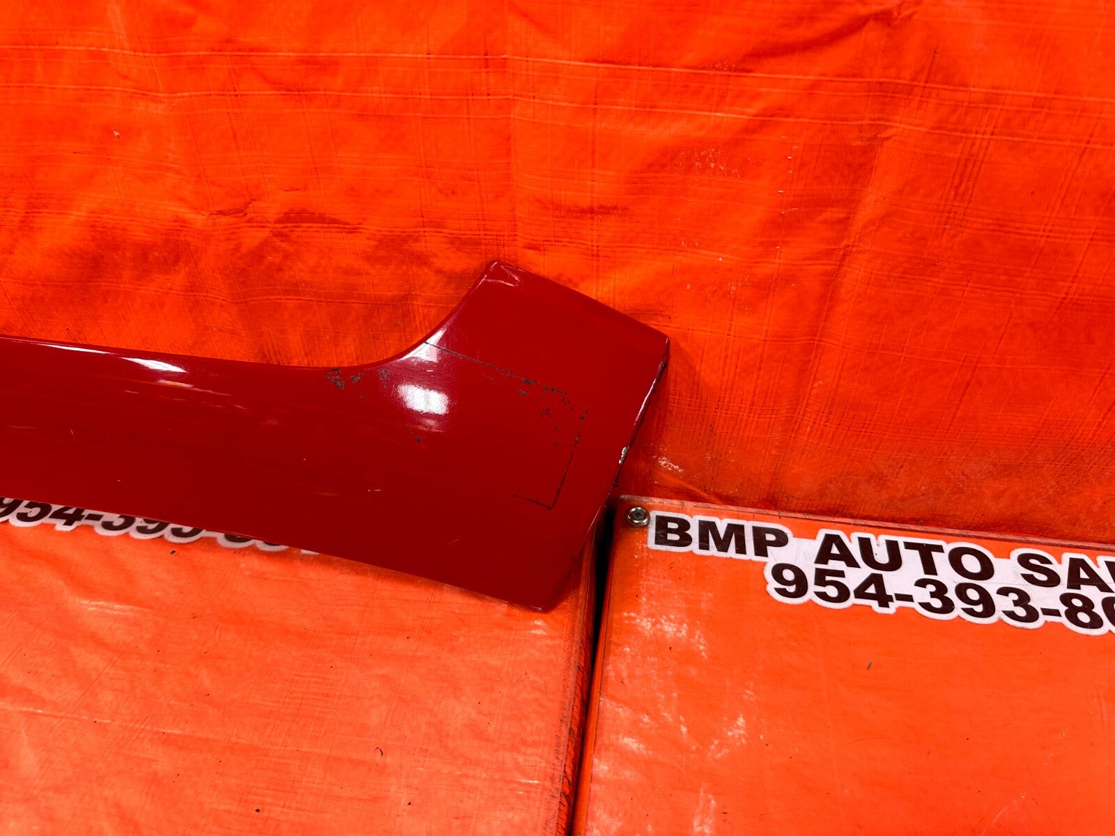 02 10 LEXUS SC430   DRIVER LEFT EXTERIOR A PILLAR TRIM   RED   OEM FACTORY #2614