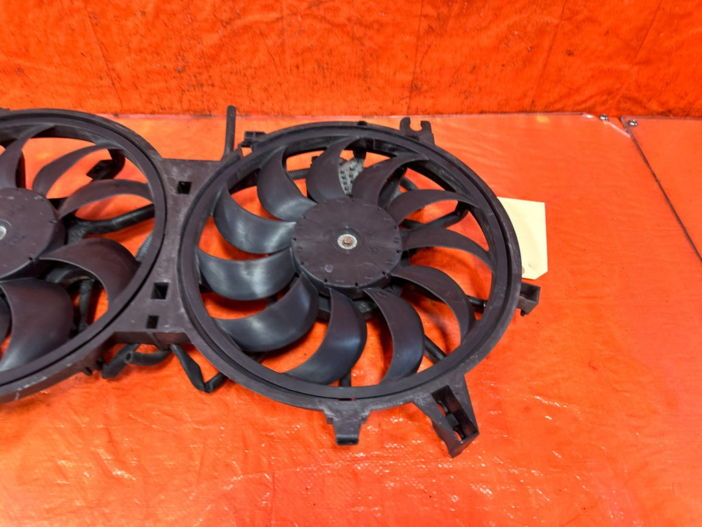 08 15 INFINITI G37 Q60 3.7L RADIATOR COOLING FANS SHROUD WITH MODULE #32913