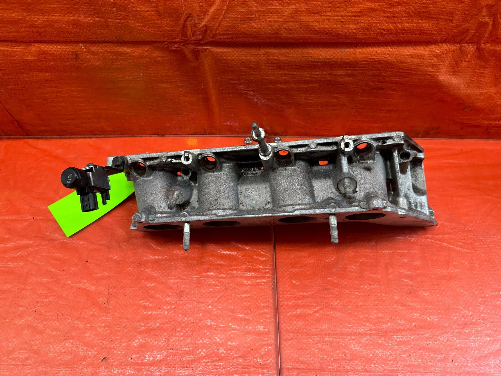 09 14 ACURA TSX 2.4L K24Z3 INTAKE MANIFOLD INJECTOR BASE ALUMINUM PORTION   #2330