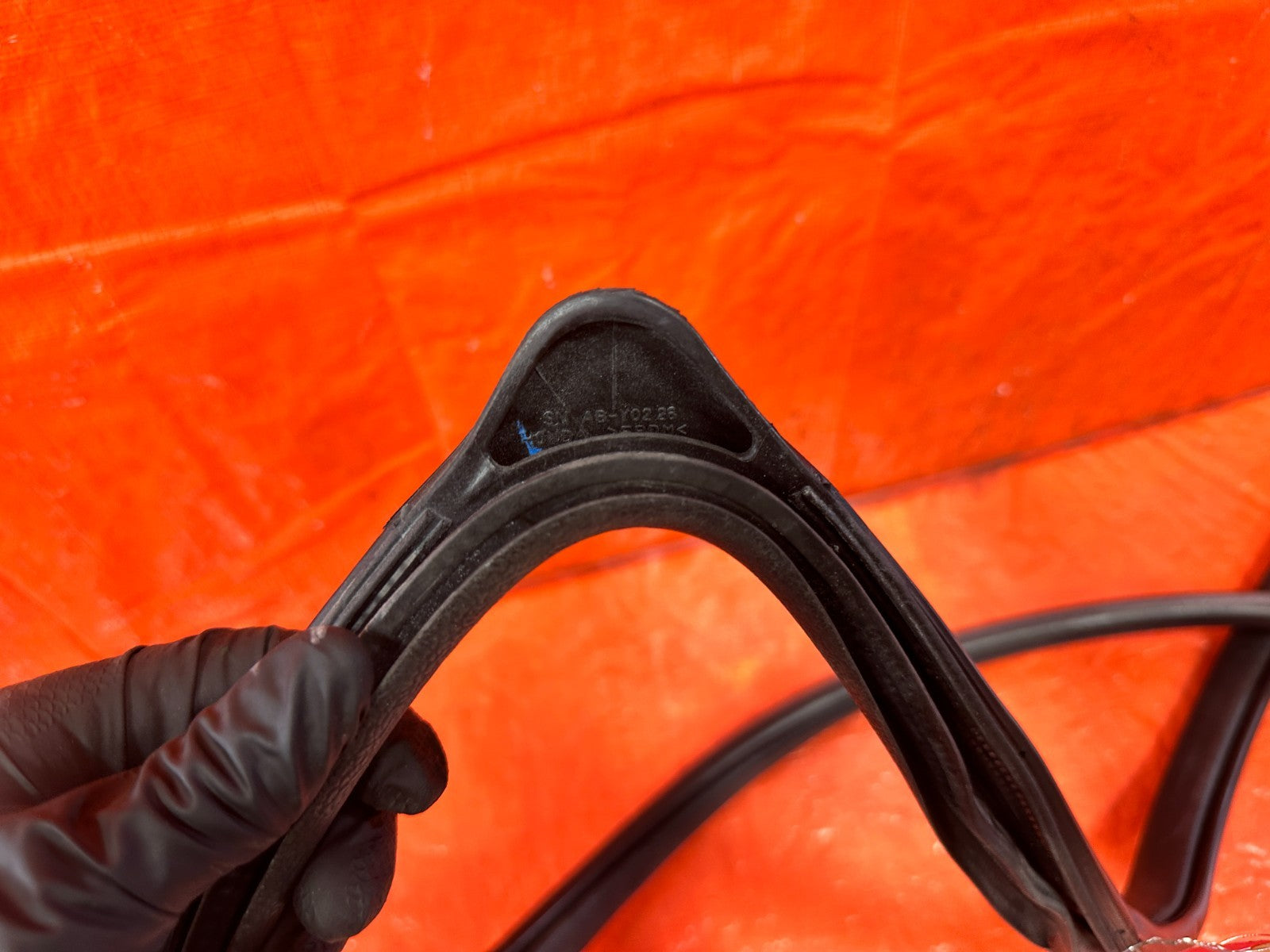 06 11 CIVIC 4D SEDAN CHASSIS TO DOOR OPEN TRIM RUBBER STRIP RIGHT FRONT OEM 3072