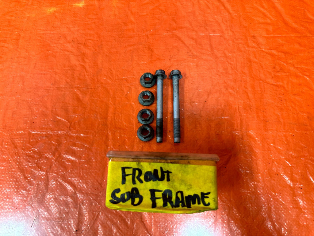 08 15 INFINITI G37 Q60   FRONT SUBFRAME CROSSMEMBER CARRIER BOLTS   OEM 3200