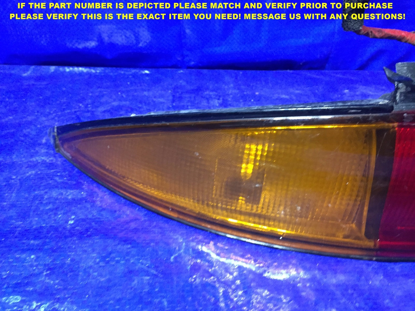 OEM 1993 1994 INFINITI J30 DRIVER LEFT TAIL LIGHT HAS DAMAGE LOOK AT PICTURES8
