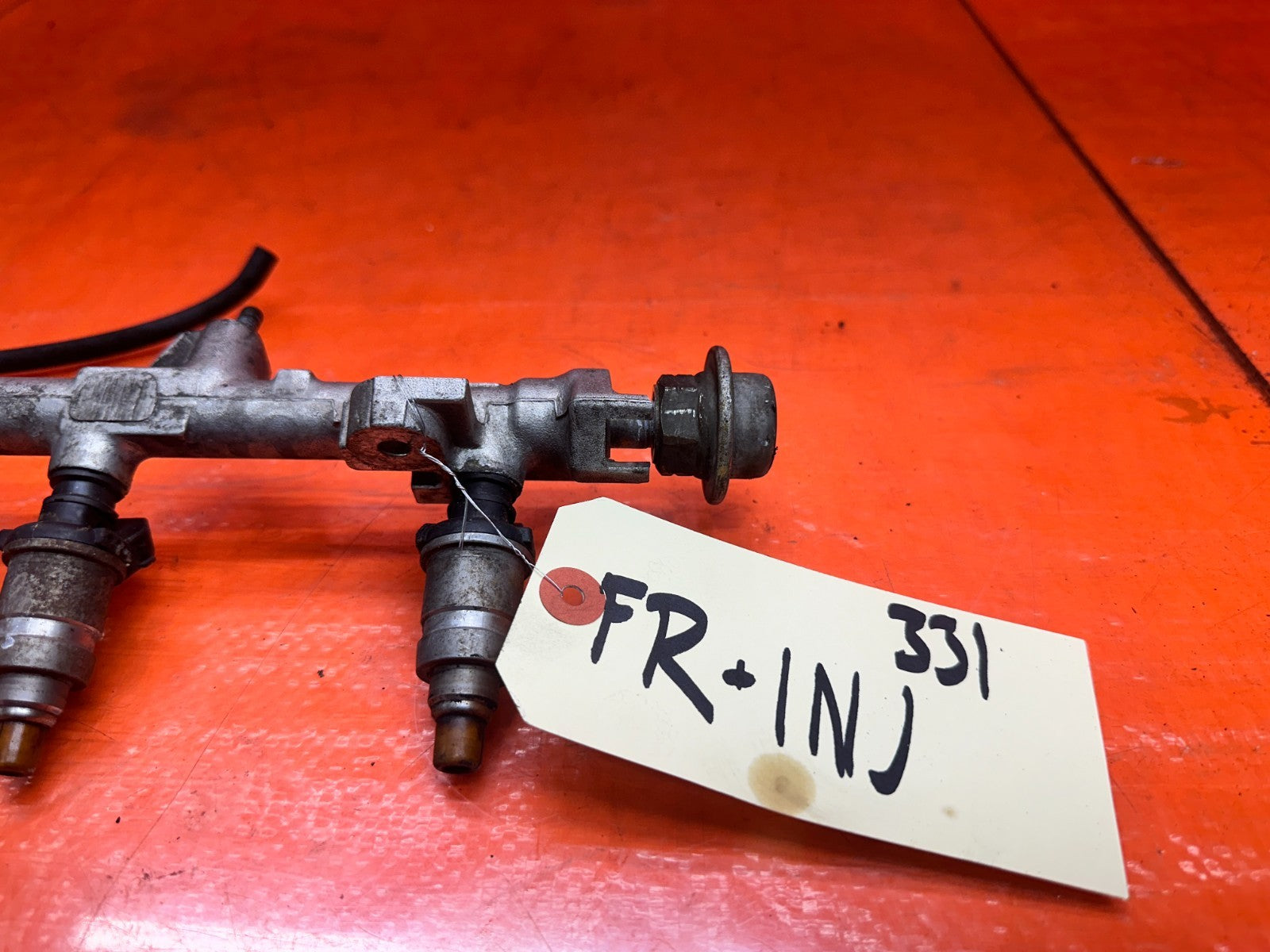96 01 ACURA INTEGRA 1.8L OBD2 B SERIES B18 FUEL RAIL WITH INJECTORS OEM #3314