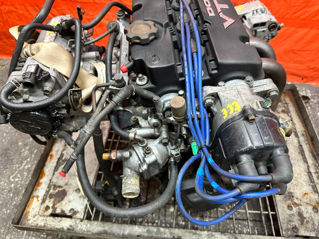 97 01 HONDA PRELUDE 2.2L H22A4 NON SH ENGINE MOTOR LONG BLOCK ASSEMBLY OEM #DNP11