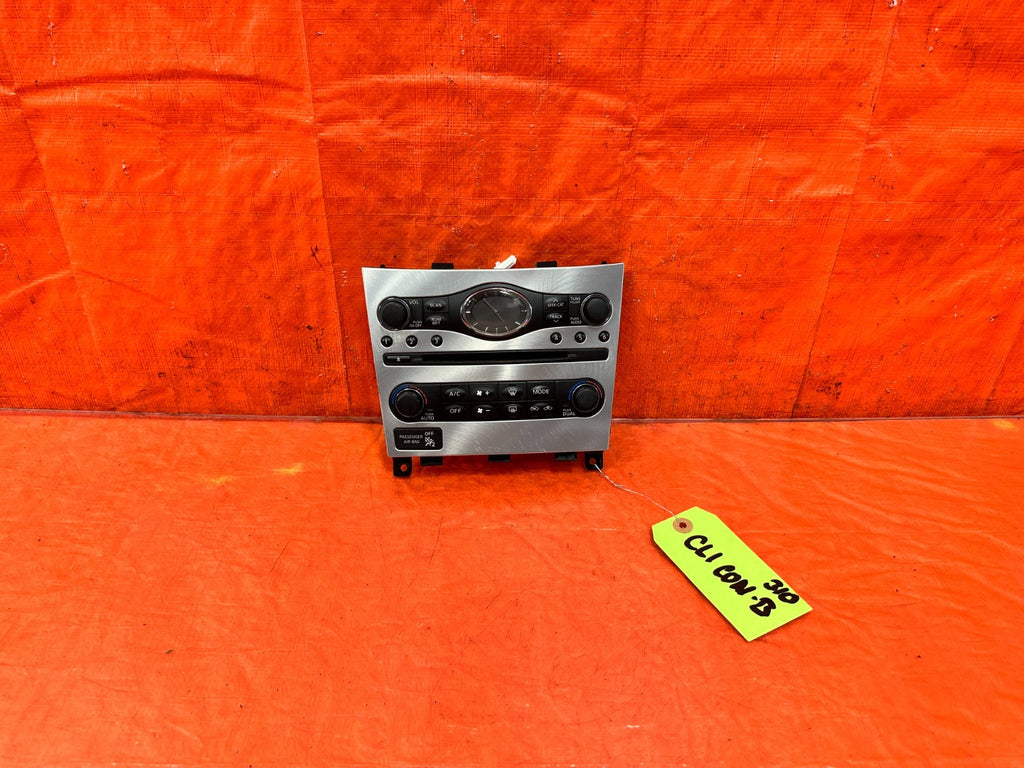 10 13 INFINITI G37 CONVERTIBLE   HVAC AIR CONDITIONING AC HEATER CLIMATE CONTROL0