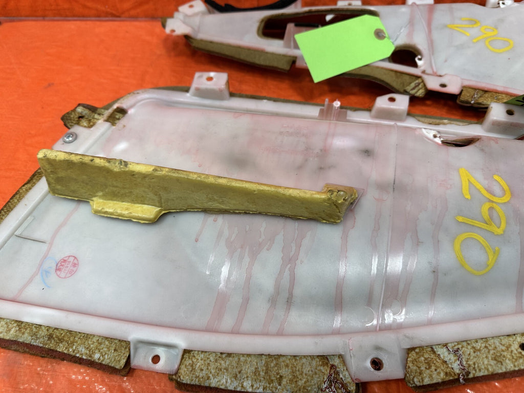 00 03 HONDA S2000 LEFT AND RIGHT ALL RED DOOR PANEL INSERTS INSERT TRIM OEM 29017
