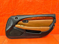 02 05 LEXUS SC430   PASSENGER RIGHT DOOR PANEL   BLACK N PEANUT BUTTER OEM 2880