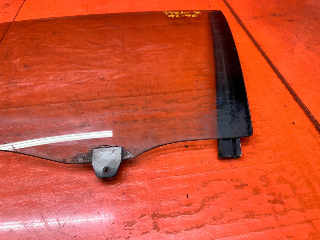 92 96 HONDA PRELUDE LEFT DRIVER DOOR WINDOW GLASS OEM #3325