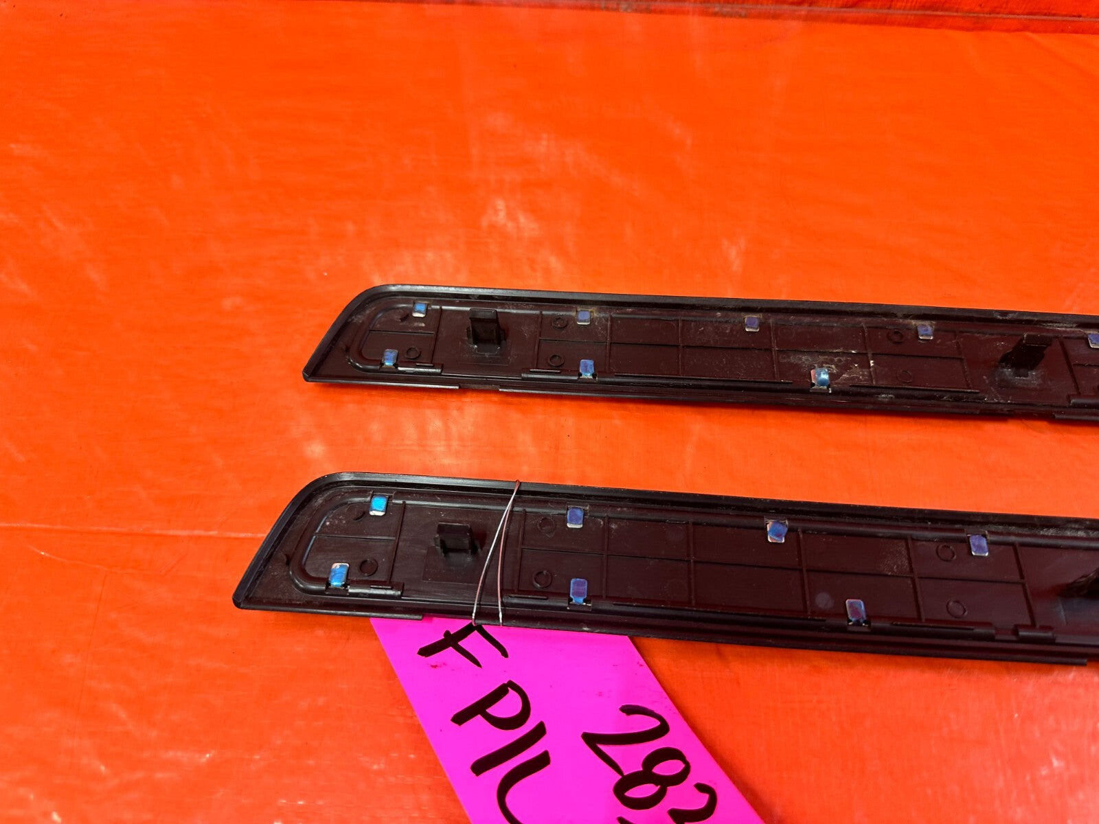 08 14 SUBARU IMPREZA WRX & STI WAGON   LEFT AND RIGHT FLOOR PILLARS SCUFF PLATE8