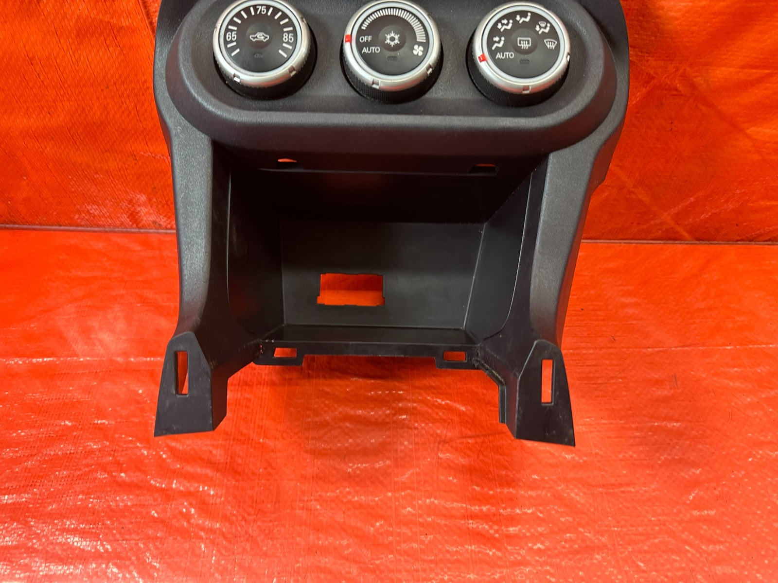 08 12 LANCER EVOLUTION X EVO 10 AC HEATER CLIMATE CONTROL SWITCH W/ TRIM OEM 2145