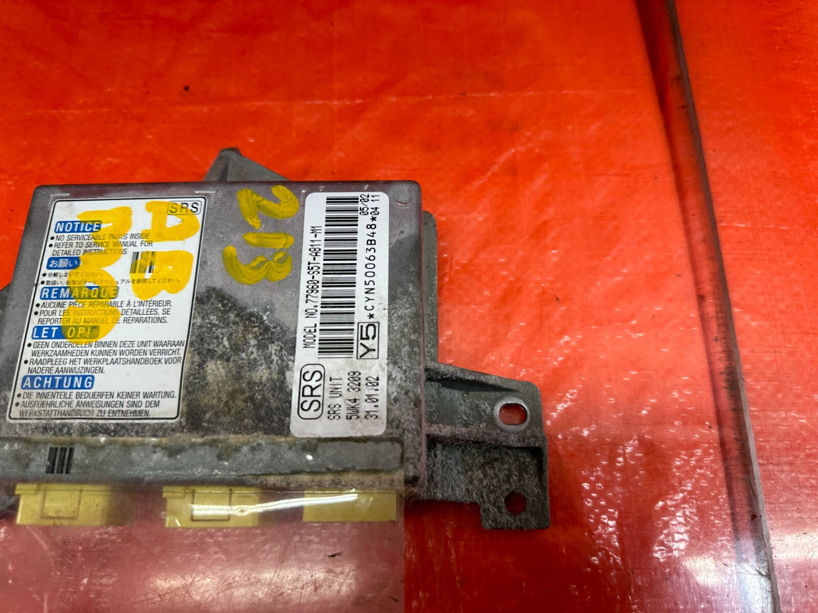 02 05 HONDA CIVIC SI EP3 HATCHBACK   CONTROL MODULE   77960 S5T A83   OEM #2134