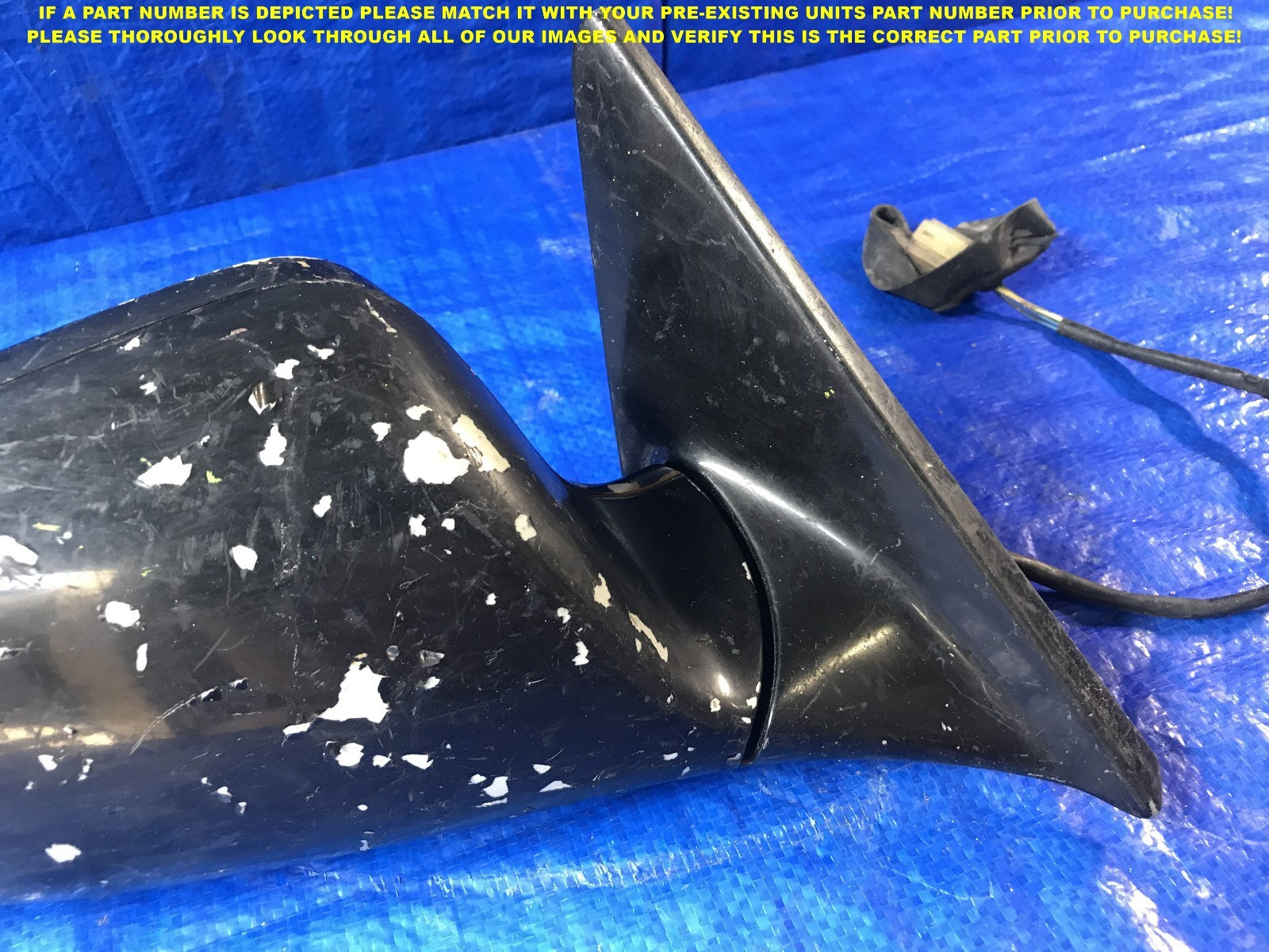 OEM 1990 1991 1992 1993 ACURA INTEGRA SEDAN PASSENGER RIGHT SIDE VIEW MIRROR , 2
