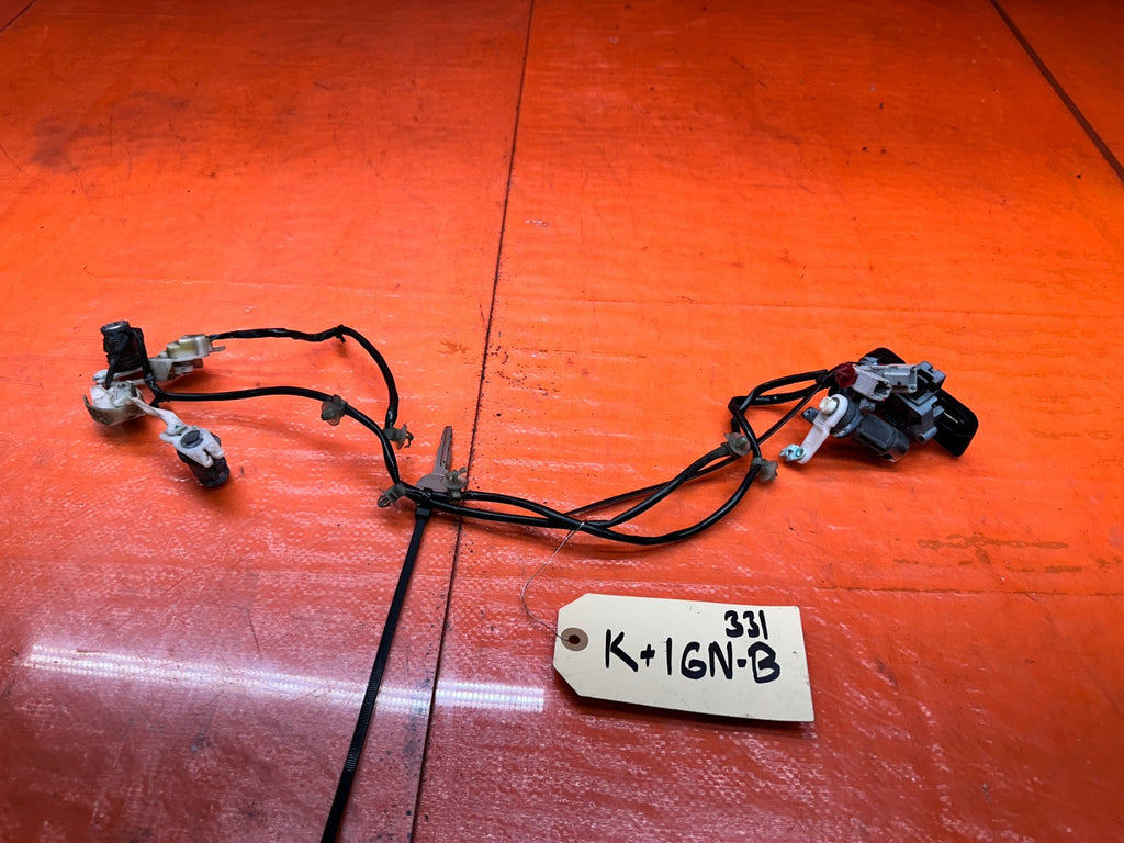 94 01 ACURA INTEGRA LOCK CYLINDER SET KEYS DOORS GLOVE BOX TRUNK OEM #3310