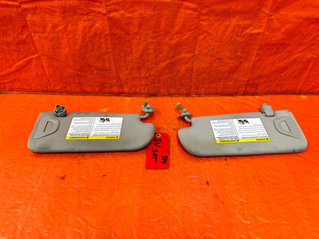 14 20 INFINITI Q50   LEFT AND RIGHT SUN VISORS PAIR SET   OEM FACTORY OE #3142