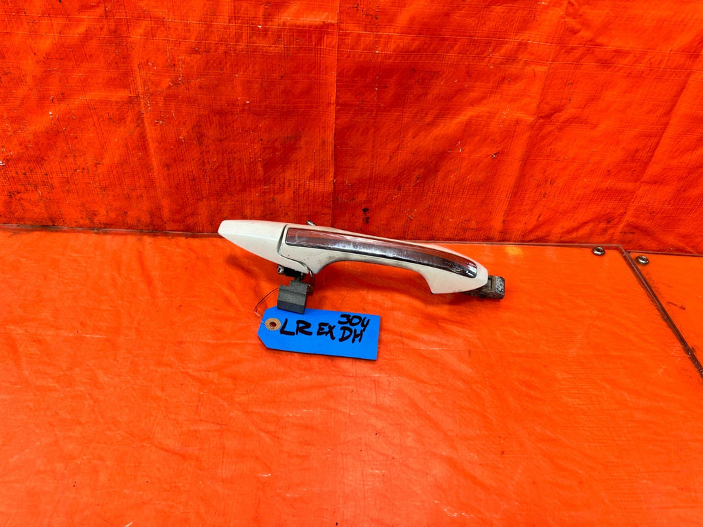 04 08 ACURA TSX   DRIVER LEFT REAR   EXTERIOR DOOR HANDLE   WHITE   OEM #3040