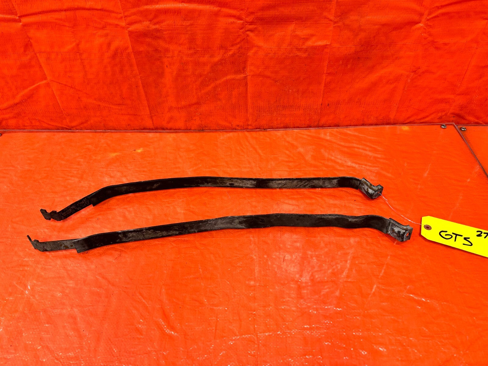88 91 HONDA CRX   GASOLINE GAS FUEL TANK STRAP SET STRAPS SUPPORTS   OEM #2770