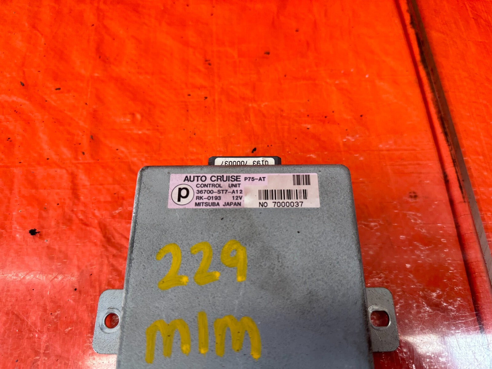 94 01 ACURA INTEGRA   CRUISE CONTROL COMPUTER MODULE BRAIN   OEM FACTORY #2291