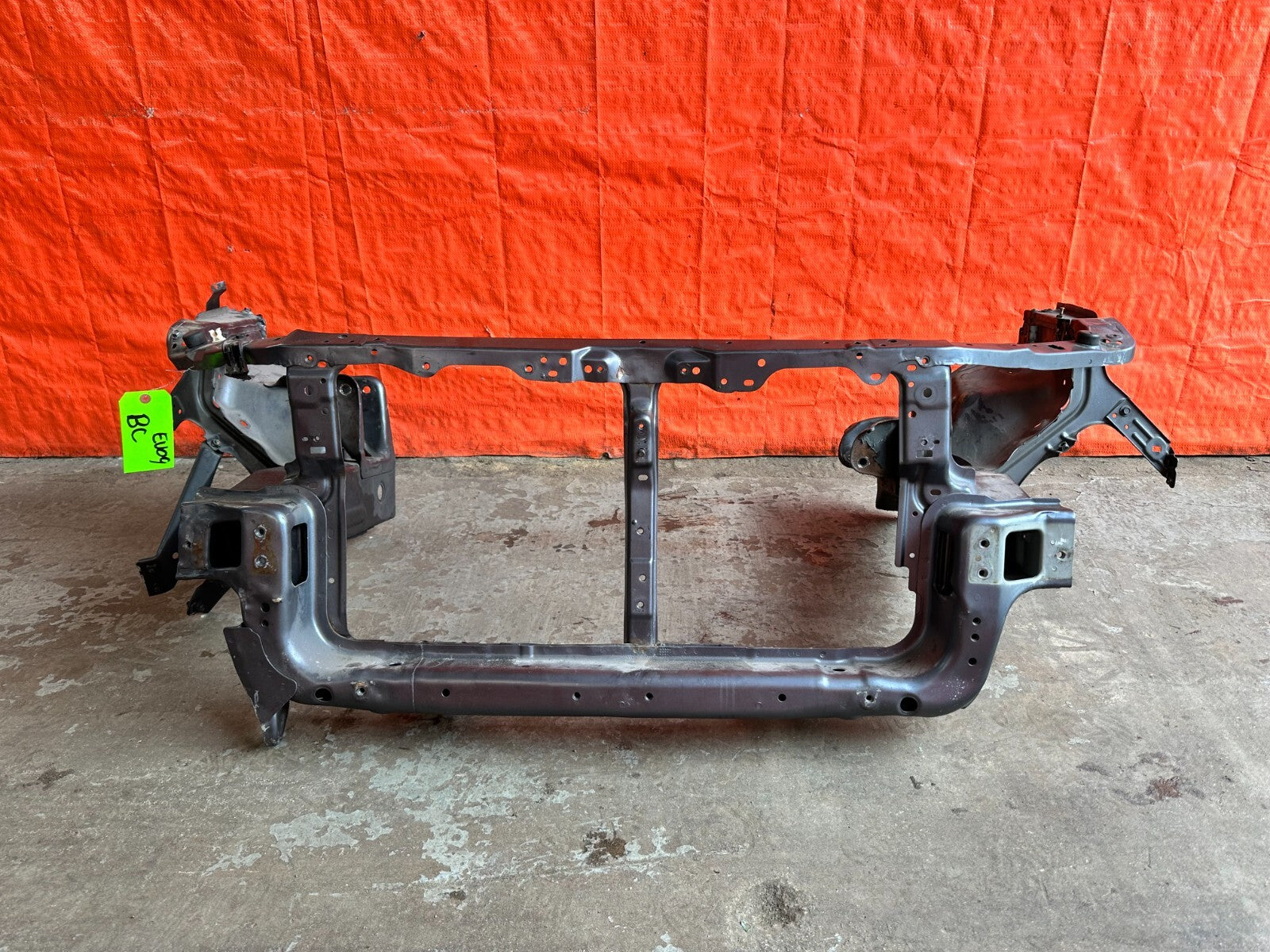 03 06 LANCER EVOLUTION VIII 8 EVO IX 9   RADIATOR SUPPORT CUT FRONT BULKHEAD OEM5