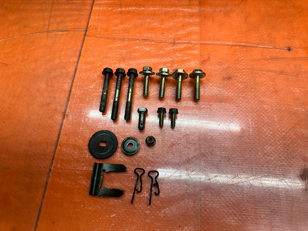 97 01 HONDA PRELUDE 2.2L MT MANUAL SHIFTER BOX CABLE BOLTS HARDWARE OEM #3364