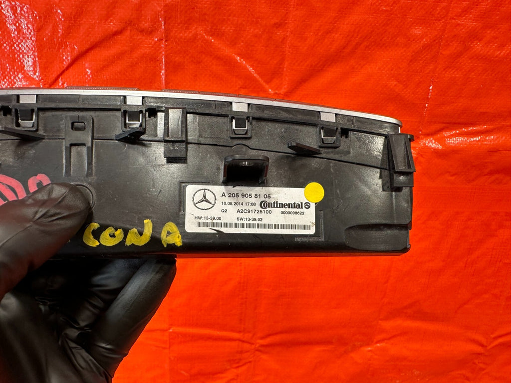 MERCEDES BENZ C CLASS W205 AIR CONDITIONING AC HEATER CLIMATE CONTROL A2059058109