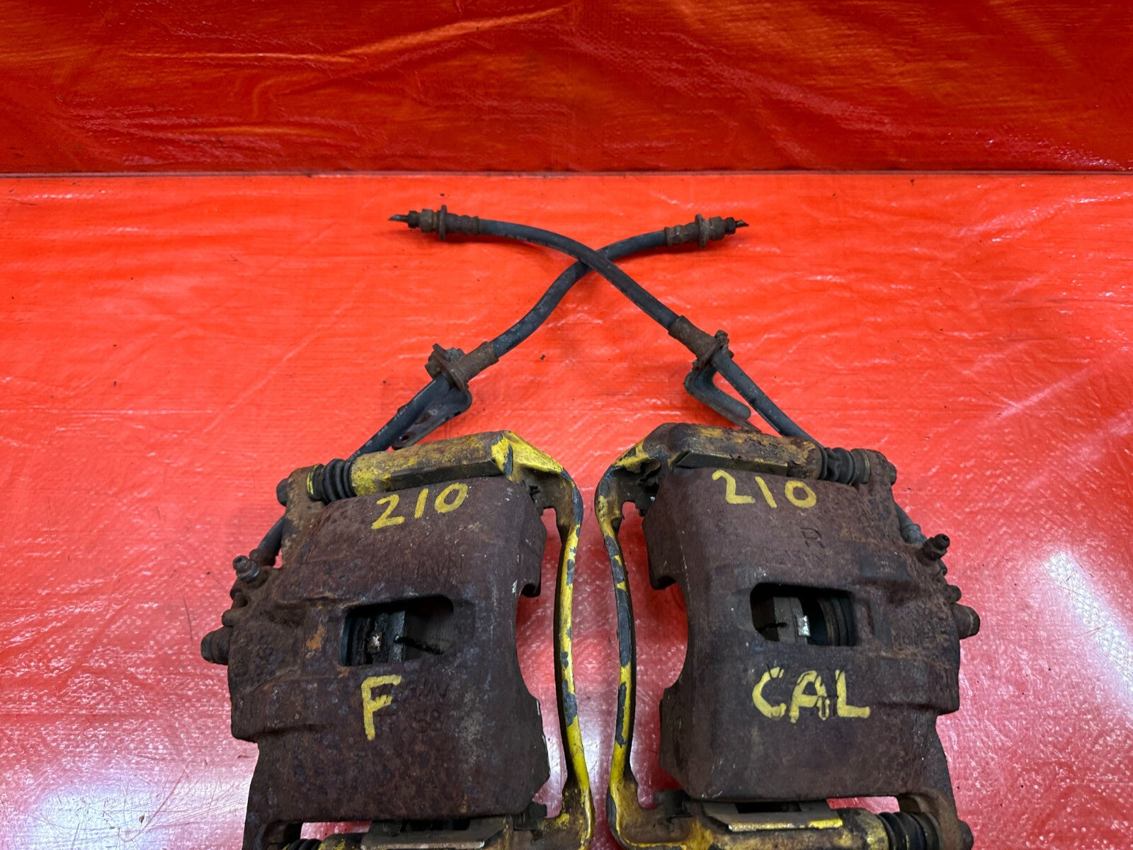 97 01 HONDA PRELUDE   BASE   FRONT BRAKE CALIPERS LEFT & RIGHT   OEM FACTORY 2107
