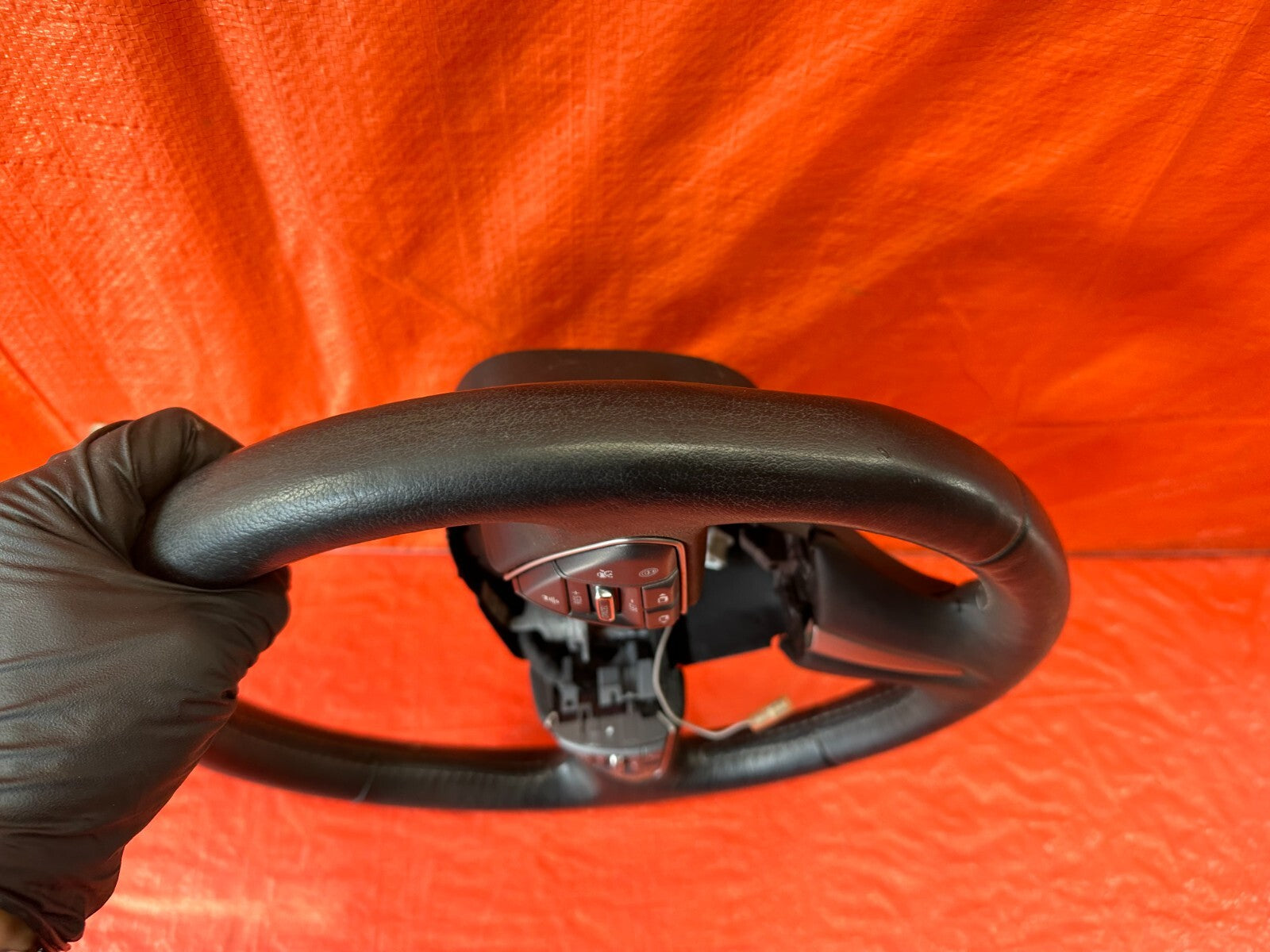 2017 17 INFINITI Q50 RED SPORT 400 RWD   STEERING WHEEL   NON HEATED   OEM #22211