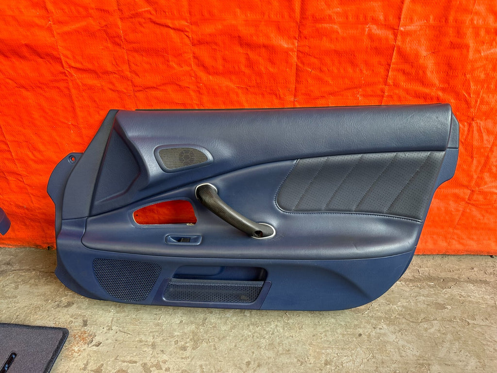 00 09 HONDA S2000   BLUE INTERIOR CONVERSION   SEATS DASH CARPET PLASTICS PANELS4