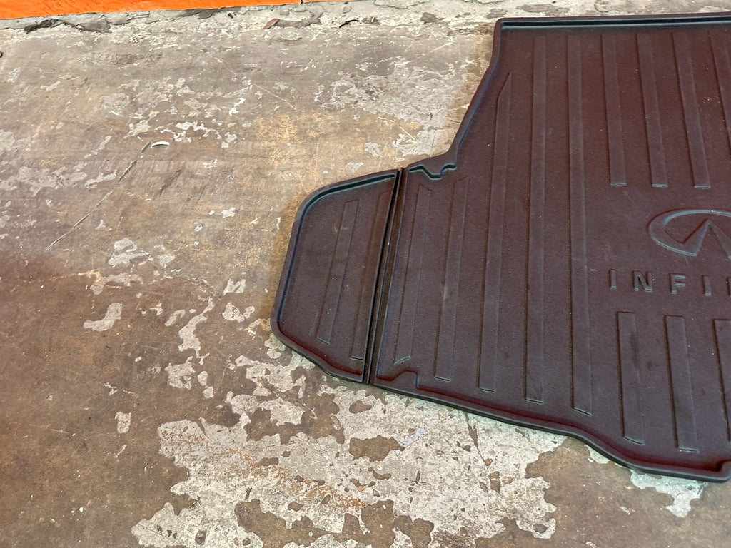 14 20 INFINITI Q50   ALL SEASON / WEATHER   REAR TRUNK MAT LINER LINING OEM #1858
