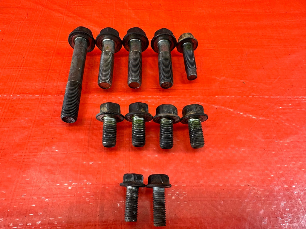 04 08 ACURA TSX   K24A2   FRONT ENGINE MOTOR MOUNT BOLTS HARDWARE   OEM #1966
