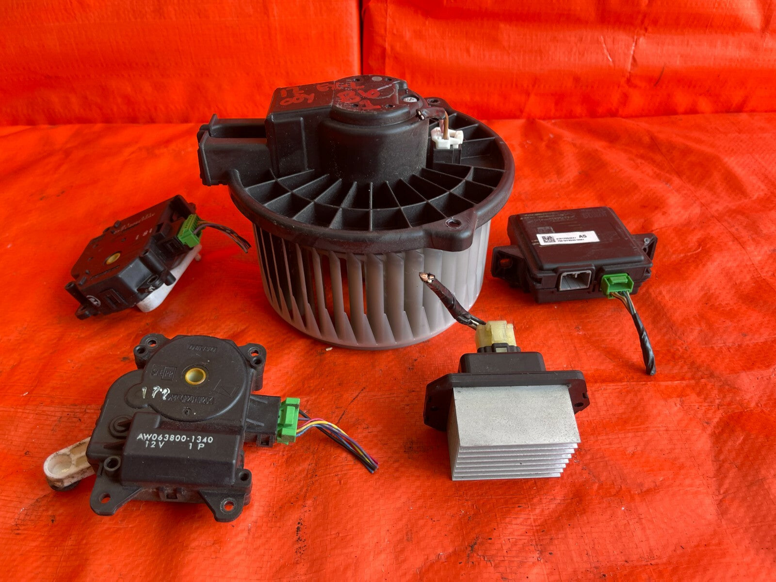 11 17 HONDA ODYSSEY   BLOWER MOTOR FAN W/ RESISTOR REFRESH KIT   OEM OE FACTORY7