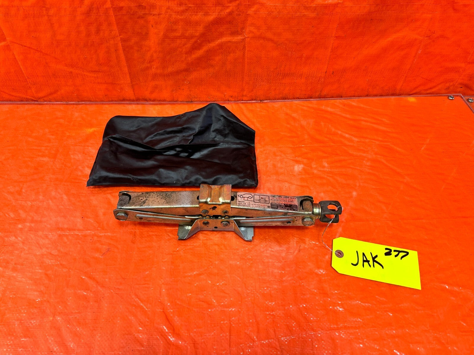88 91 HONDA CRX   SPARE TIRE PANTOGRAPH / SCISSOR JACK  OEM FACTORY #2770