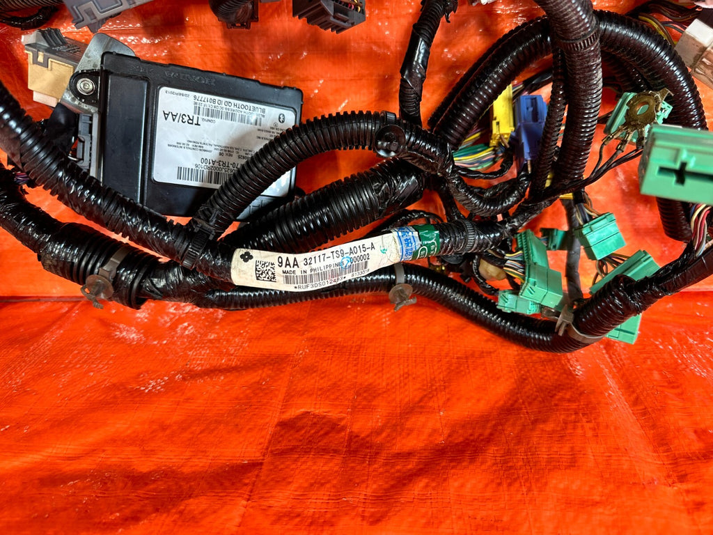 2013 13 HONDA CIVIC SI 2D COUPE   INSTRUMENT GAUGE CLUSTER WIRING HARNESS LOOM9