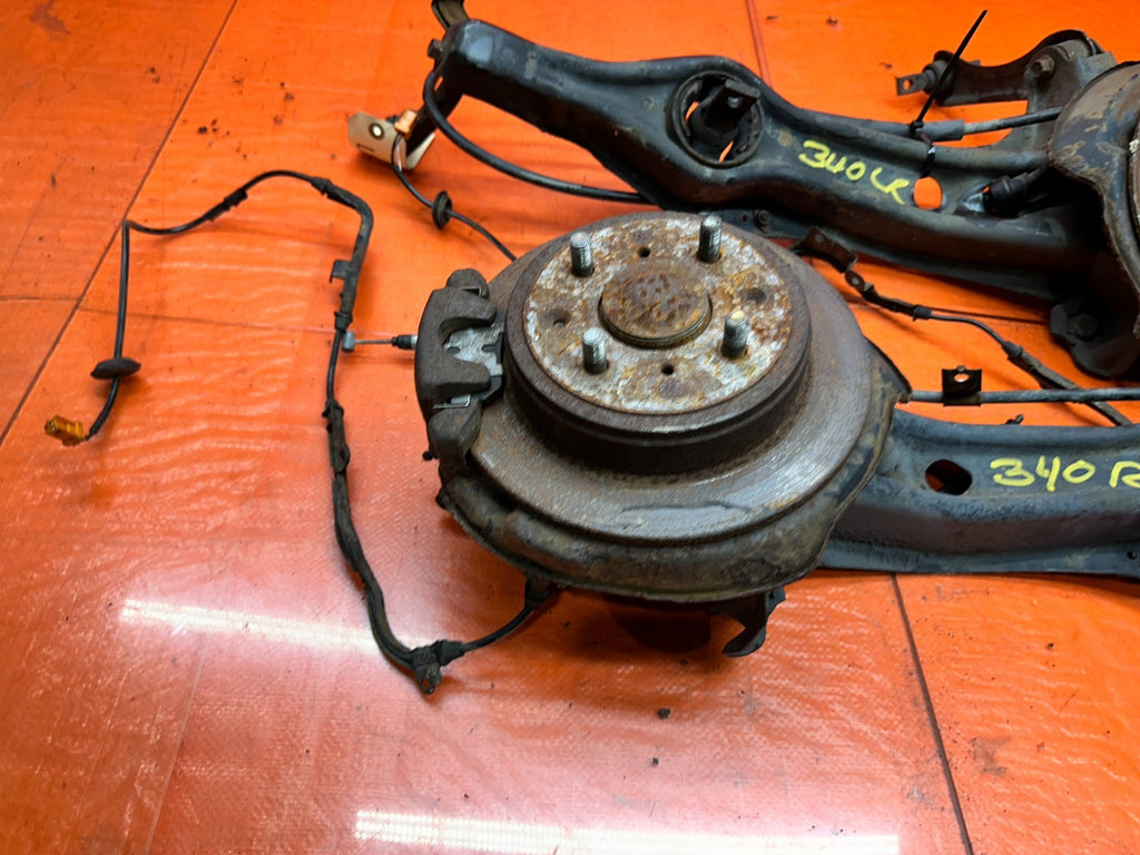 94-01 ACURA INTEGRA REAR DISC BRAKE CONVERSION TRAILING ARMS CALIPERS OEM #34011