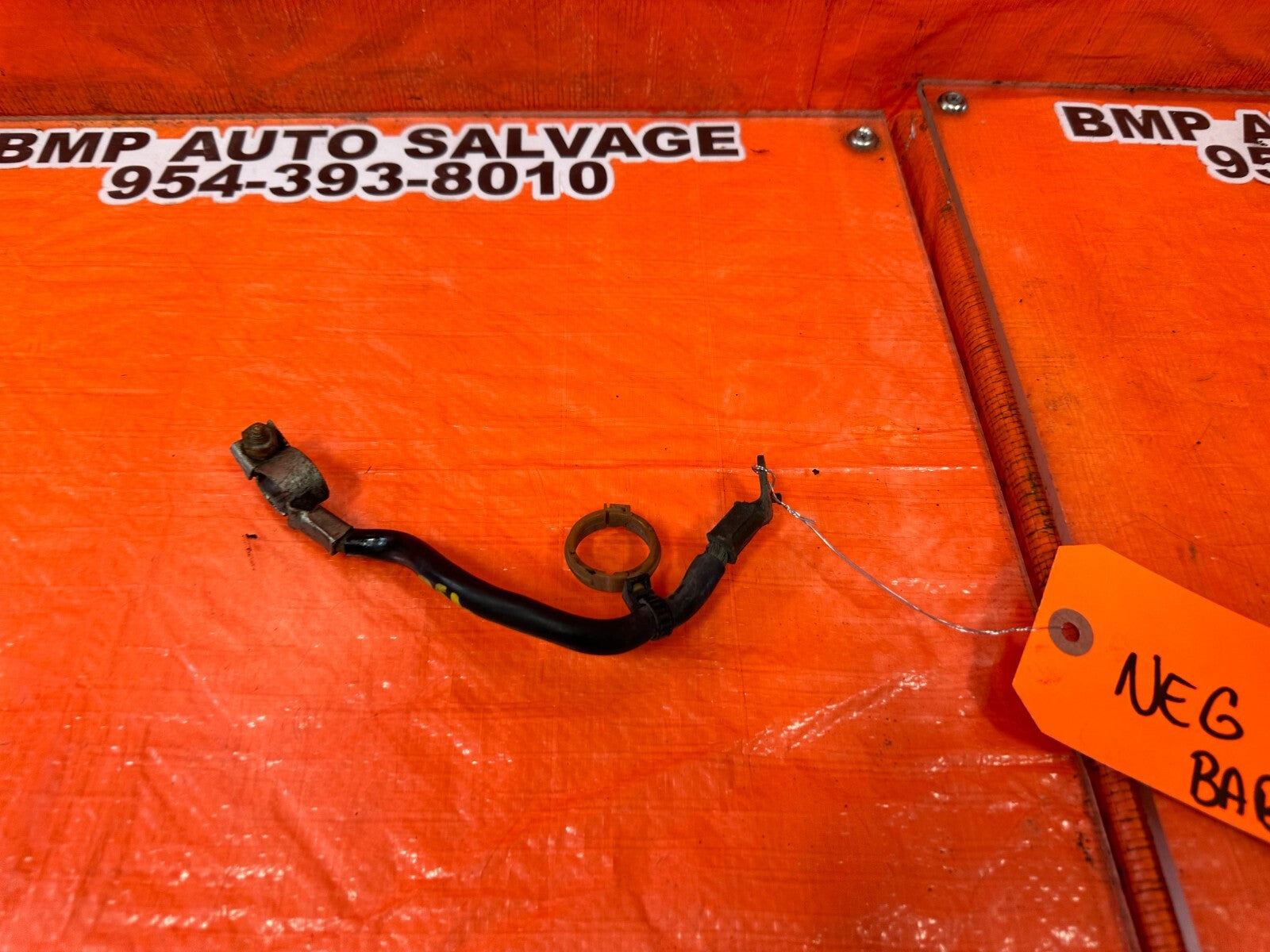 93 97 HONDA DEL SOL   NEGATIVE TERMINAL BATTERY GROUND WIRE HARNESS   OEM #2565