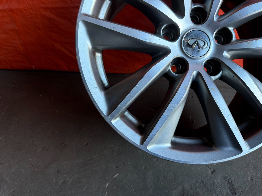 14 24 INFINITI Q50   10 SPOKE WHEEL RIM   17x7.5   +45   OEM FACTORY   #316 26