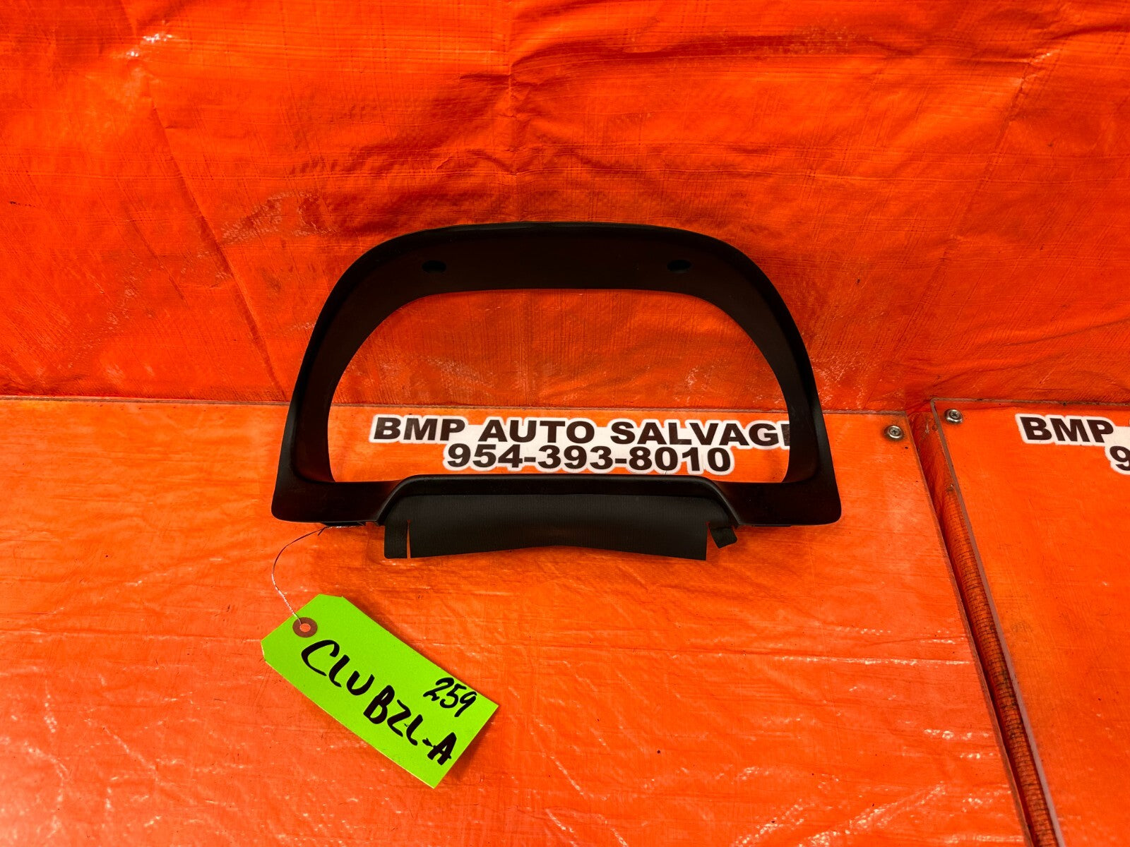 97 01 HONDA PRELUDE   INSTRUMENT GAUGE CLUSTER SURROUND BEZEL TRIM   OEM #2590