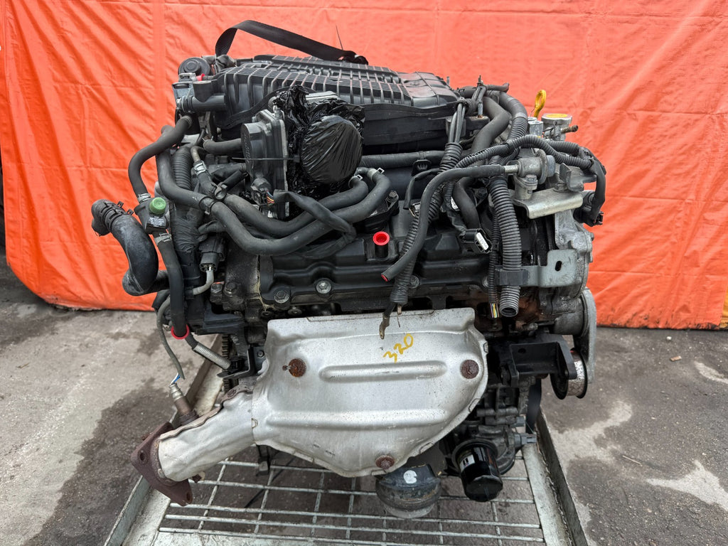 09-13 INFINITI G37 VQ37VHR REAR WHEEL DRIVE (RWD) - ENGINE MOTOR LONG BLOCK 51K6