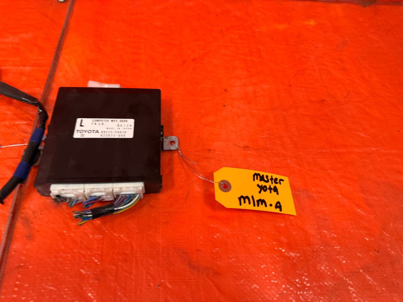 02 08 LEXUS SC430   DRIVER LEFT   SEAT CONTROM MODULE COMPUTER   89223 240101