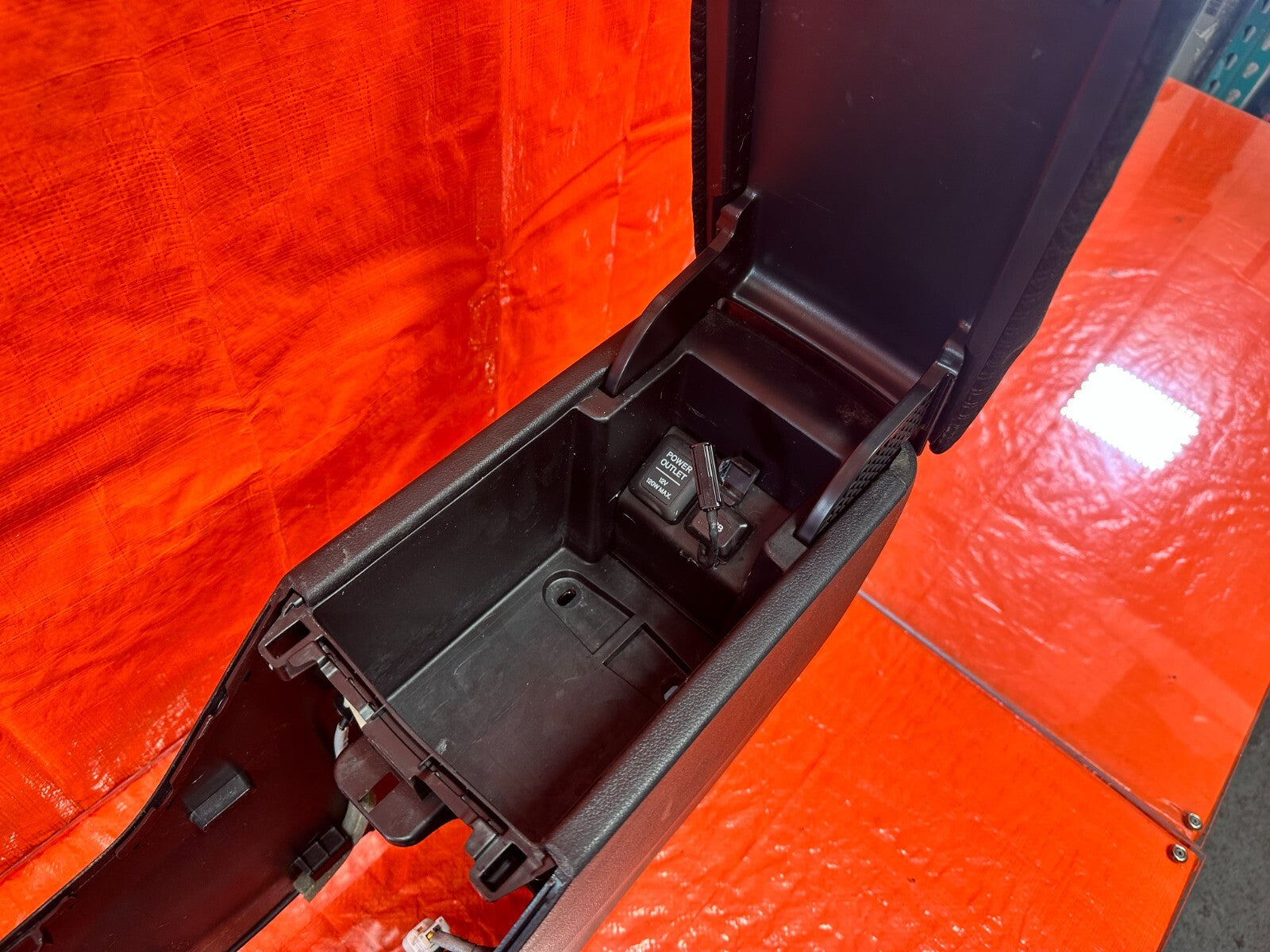 2013 13 HONDA CIVIC SI 2D COUPE ARM REST CENTER CONSOLE STORAGE COMPARTMENT 26917