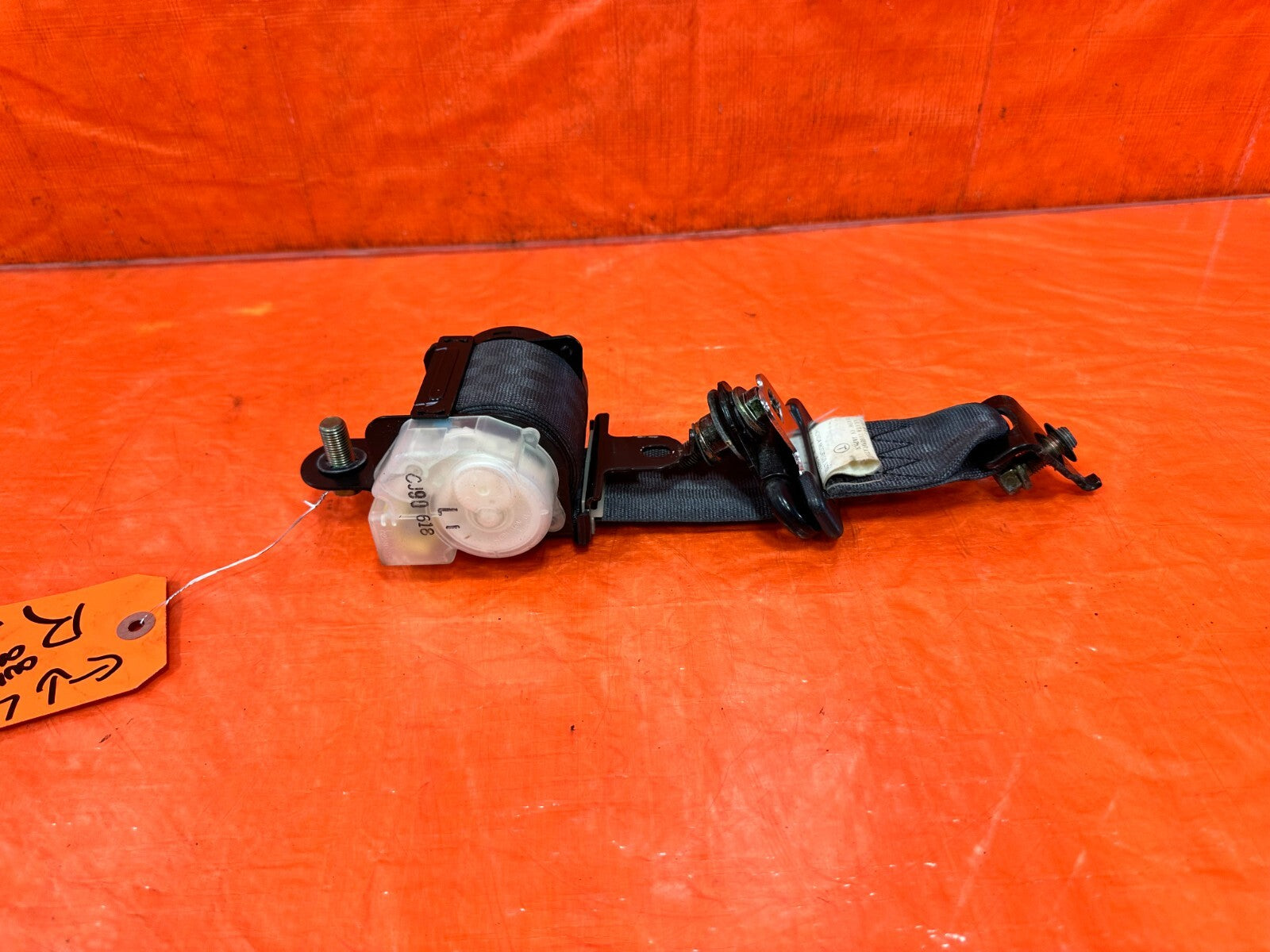 94 01 ACURA INTEGRA 2D   DRIVER LEFT REAR   SEAT SAFETY BELT   OEM FACTORY #2818