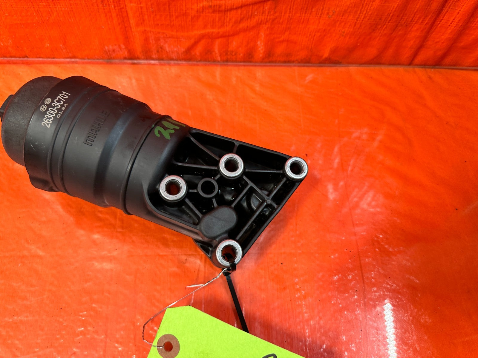 13 16 HYUNDAI GENESIS COUPE 3.8L   G6DJ   OIL FILTER HOUSING   OEM #2992