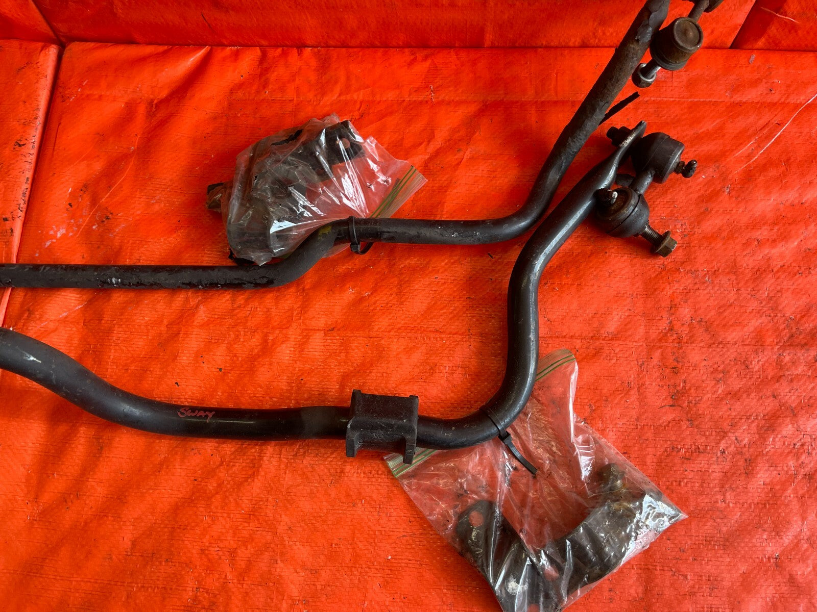 02 04 ACURA RSX TYPE S FRONT AND REAR SWAY STABILIZER BAR BARS F 23MM R 19MM OEM6