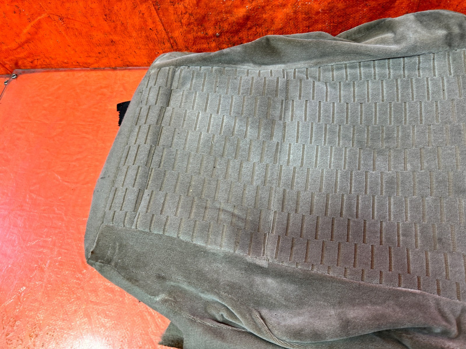97 01 HONDA PRELUDE DRIVER LEFT FRONT LOWER SEAT SKIN WRAP  TAN OEM 3239