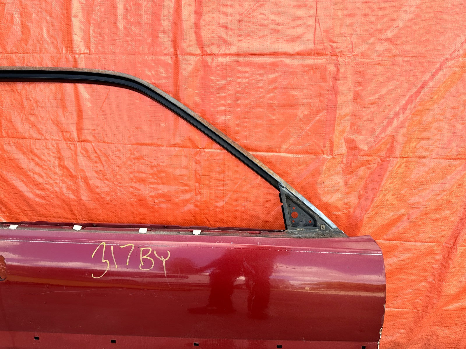 90 91 HONDA CIVIC HATCHBACK   RIGHT DOOR SHELL SKELETON FRAME   OEM 3174