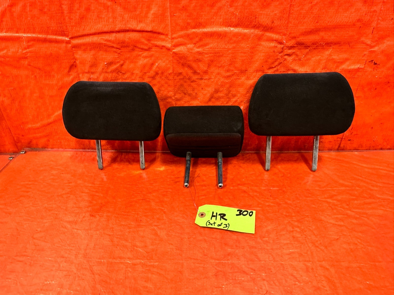 07 08 HONDA CIVIC SI SEDAN   REAR SEAT HEAD REST SET LEFT AND RIGHT   OEM #3000