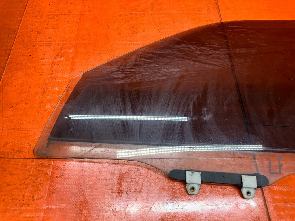 96-00 HONDA CIVIC 4D SEDAN LEFT DRIVER FRONT DOOR WINDOW GLASS PANEL OEM #3505