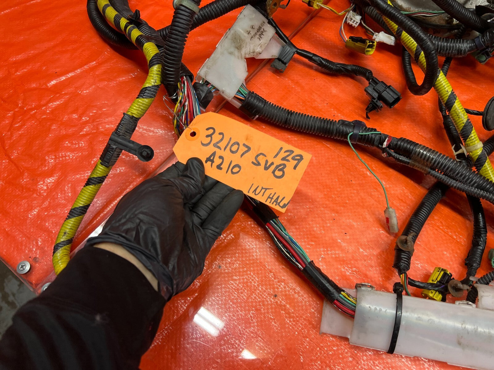 2008 08 HONDA CIVIC   SI 2D COUPE   INTERIOR FLOOR WIRING HARNESS WIRE LOOM #12911